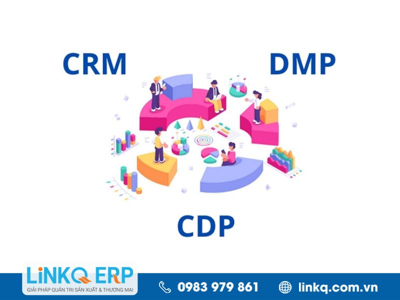 Sự khác biệt giữa CDP, CRM và DMP như thế nào?