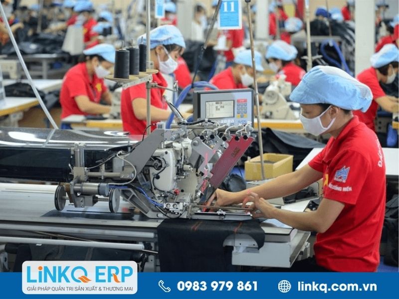 Ví dụ về Cross Docking sản xuất