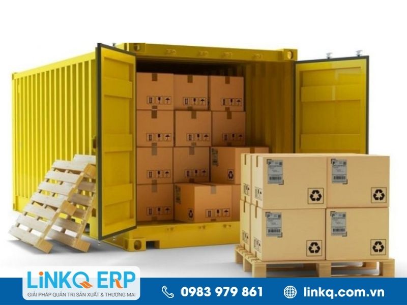 Bước nhận hàng trong quy trình thực hiện Cross Docking trong chuỗi cung ứng