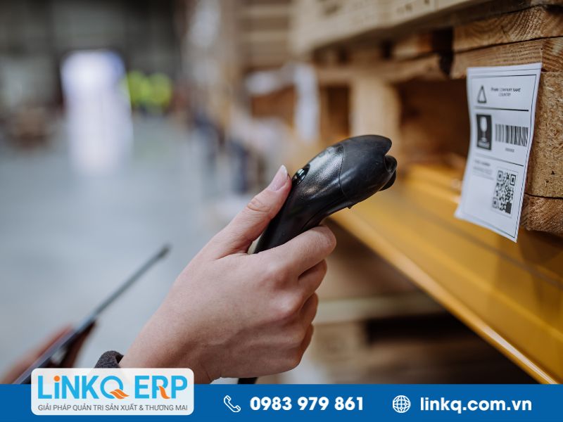Quản lý nhập xuất tồn kho và sản xuất bằng công nghệ mã vạch và QR code