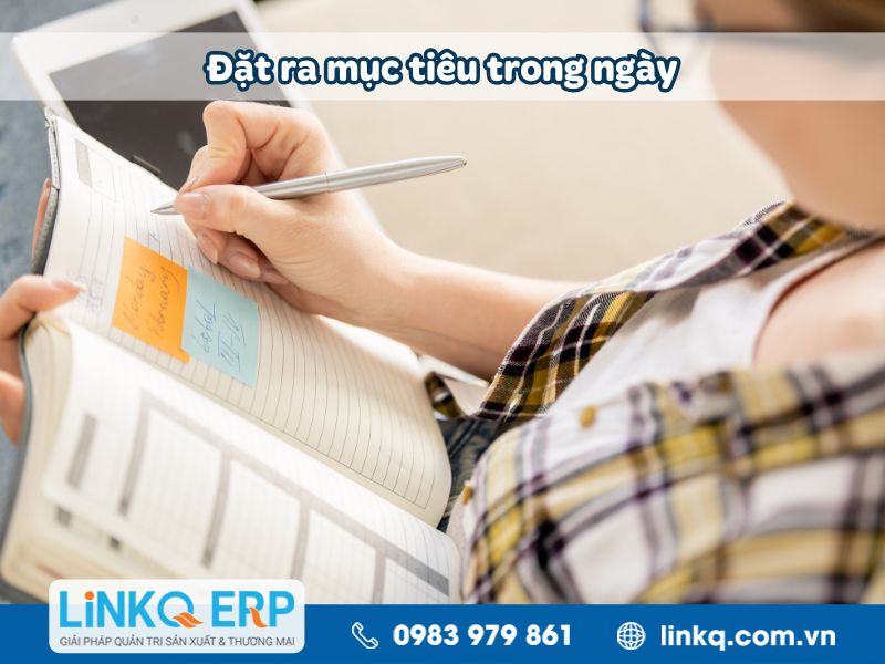 Đặt ra mục tiêu trong ngày
