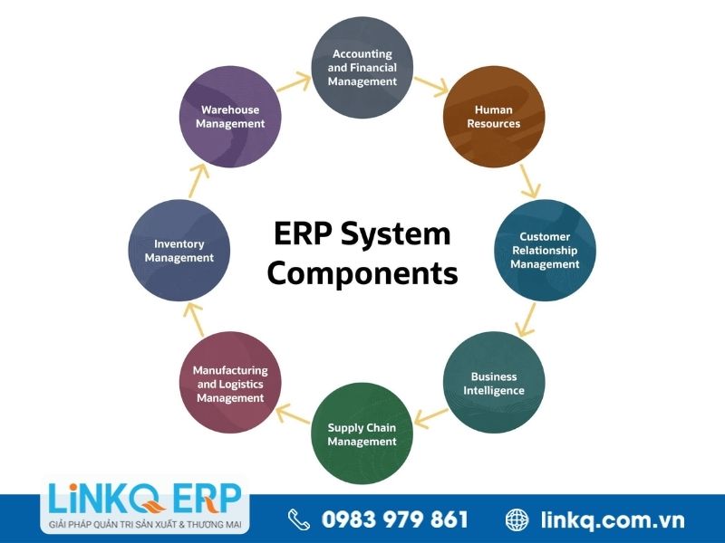 Các phân hệ ERP có thể thay thế hoàn toàn một phần mềm riêng lẻ