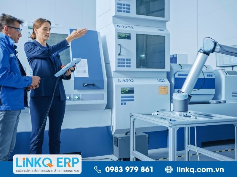 Ứng dụng giải pháp quản lý máy móc thiết bị của LinkQ