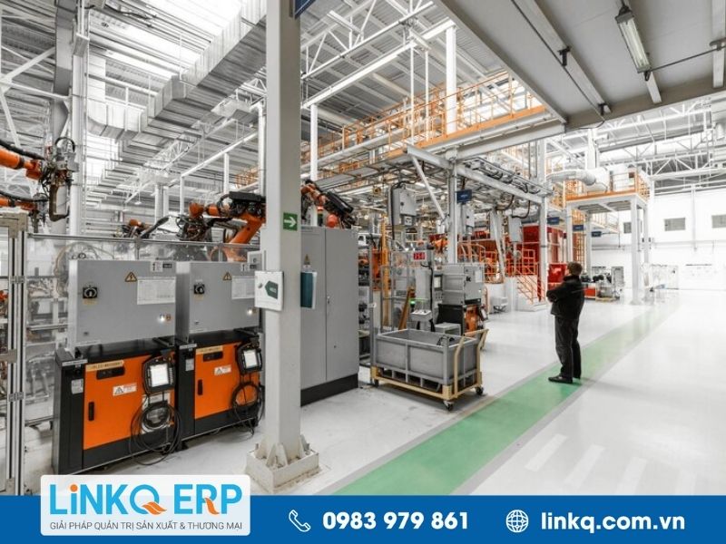 Bộ phận cần có trong quy trình sản xuất