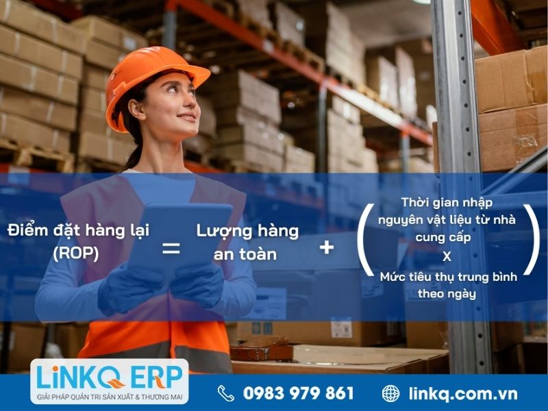 Công thức chính xác để tính điểm đặt hàng lại