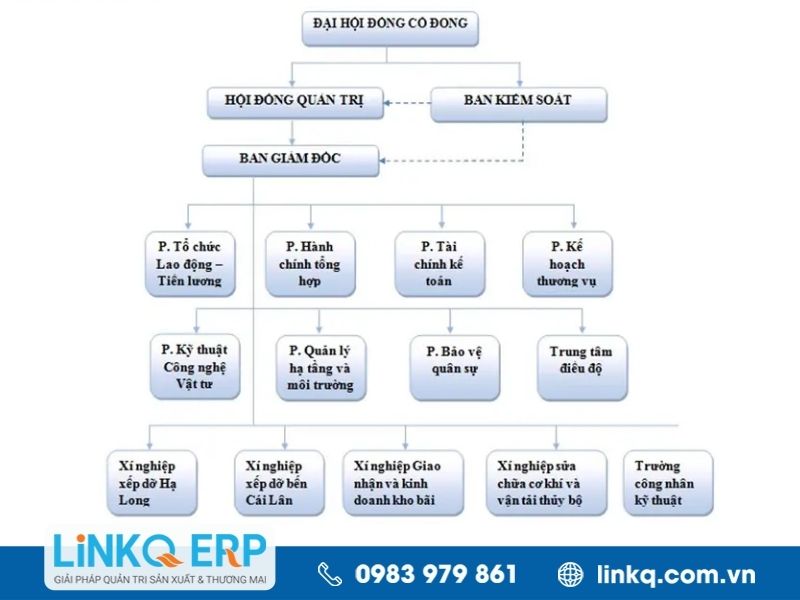 Tham khảo mô hình tổ chức công ty Logistic